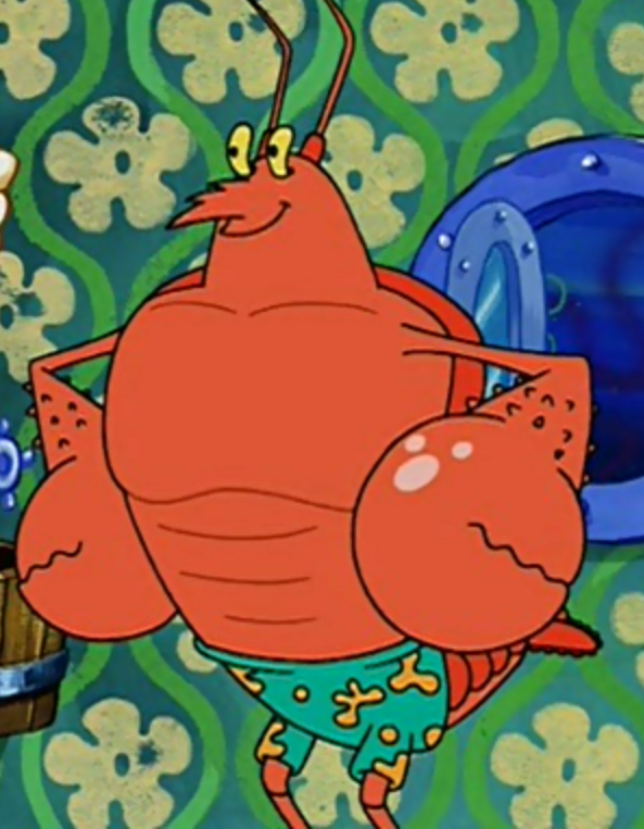 larry the lobster plush spongebob